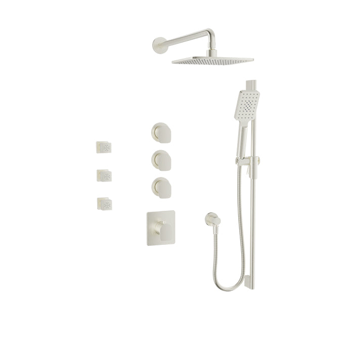 BARIL PRO-3950-04 Complete thermostatic shower kit