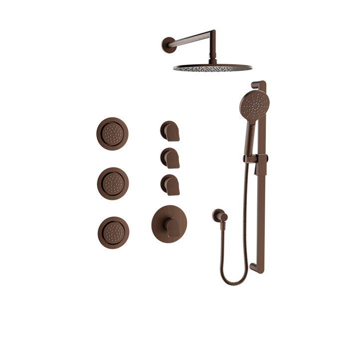 BARIL PRO-3950-46 Complete thermostatic shower kit