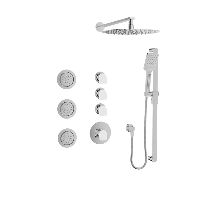 BARIL PRO-3950-56 Complete thermostatic shower kit