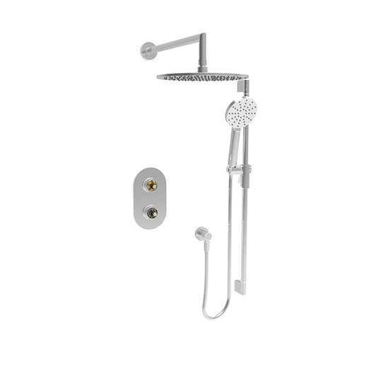 BARIL PRO-4201-80 Complete thermostatic pressure balanced shower kit (without handle)