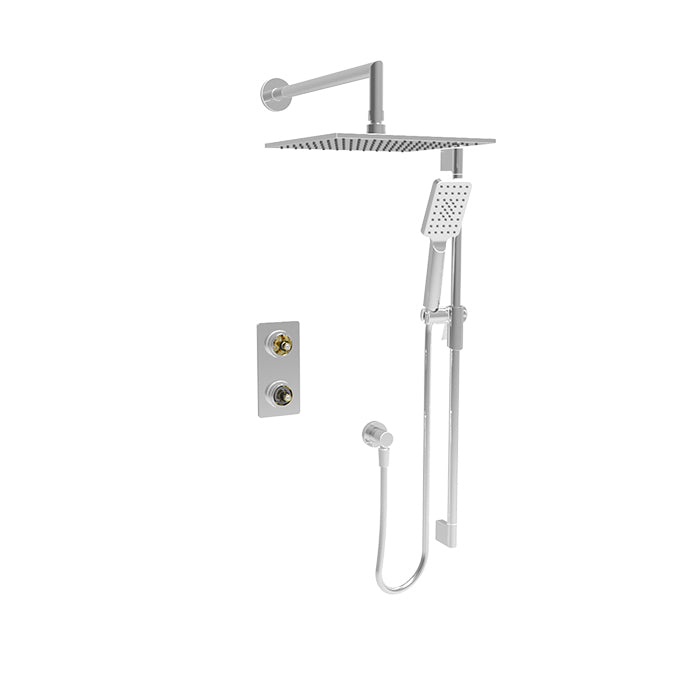 BARIL PRO-4202-80 Complete thermostatic pressure balanced shower kit (without handle)