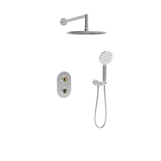 BARIL PRO-4291-80 Complete thermostatic pressure balanced shower kit (without handle)