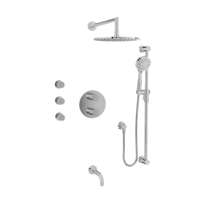 BARIL PRO-4394-66 Complete thermostatic pressure balanced shower kit