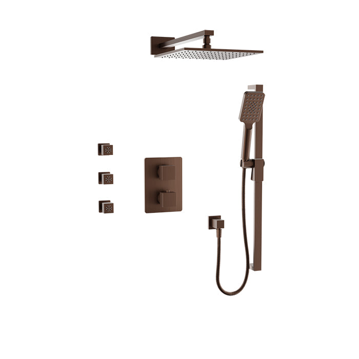 BARIL PRO-4395-05 Complete thermostatic pressure balanced shower kit