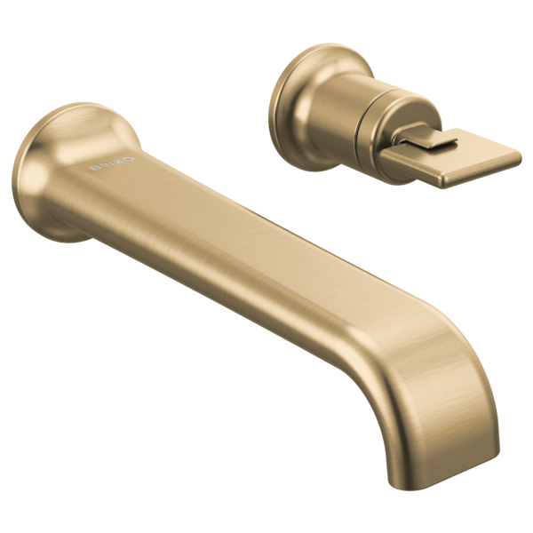 BRIZO ALLARIA T65767LF Two-Hole, Single-Handle Wall Mount Lavatory Faucet - Knob Handle 1.2 GPM