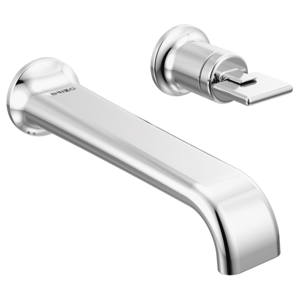 BRIZO ALLARIA T65767LF Two-Hole, Single-Handle Wall Mount Lavatory Faucet - Knob Handle 1.2 GPM