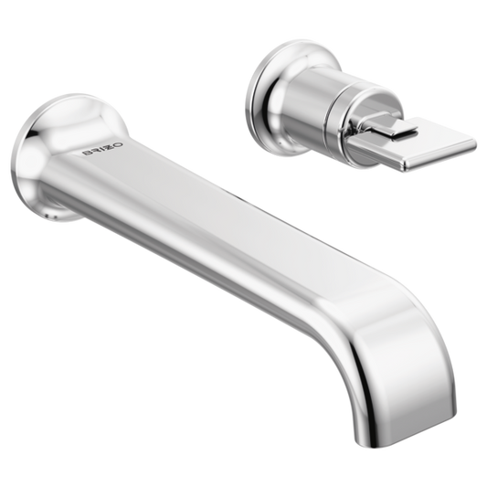 BRIZO ALLARIA T65767LF Two-Hole, Single-Handle Wall Mount Lavatory Faucet - Knob Handle 1.2 GPM