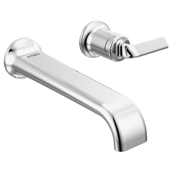 BRIZO ALLARIA T65767LF Two-Hole, Single-Handle Wall Mount Lavatory Faucet - Twist Handle 1.2 GPM