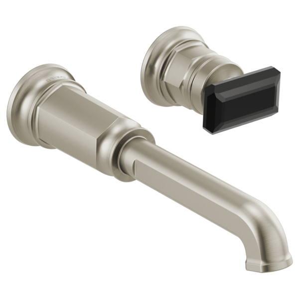 BRIZO INVARI T65776LF Two-Hole, Single-Handle Wall Mount Lavatory Faucet - Knob Handle 1.2 GPM