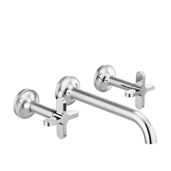 BRIZO ODIN T65875LF Widespread Lavatory Faucet - Cross Handles 1.2 GPM