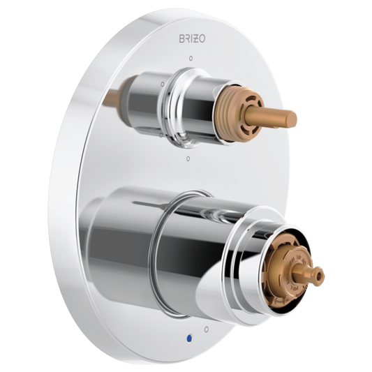 BRIZO T75P675 Pressure Balance Valve with Integrated 6-Function Diverter Trim - Lever Handles