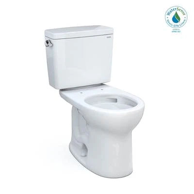 Toto Drake®  CST775CEFG#01 Two-piece Toilet, 1.28 GPF, Round Bowl - Universal Height