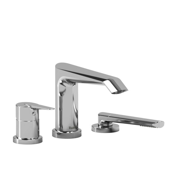 RIOBEL TVY10 Venty 3-Piece Deck-Mount Tub Filler With Hand Shower Trim