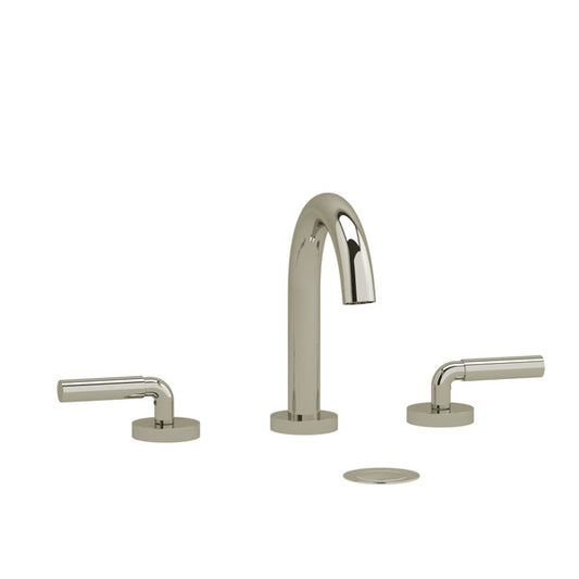 RIOBEL RU08 Riu Widespread Bathroom Faucet with C-Spout