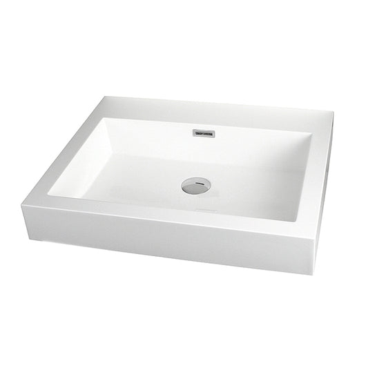 RUBI RTO584F Countertop Basin 4 Sides Finish With Overflow