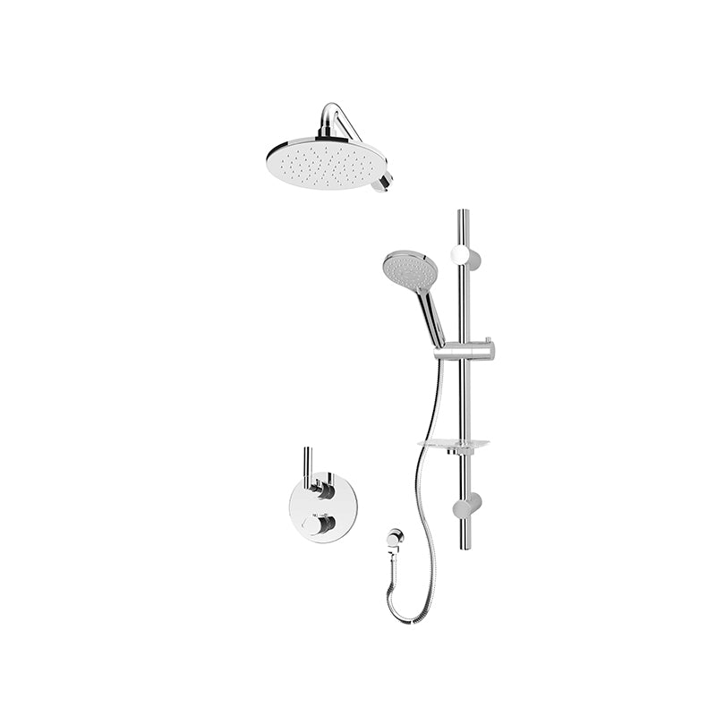 RUBI RCA811D Billie/Dana 1/2'' Thermostatic Shower Set 2 Way Div. Xvtr69R