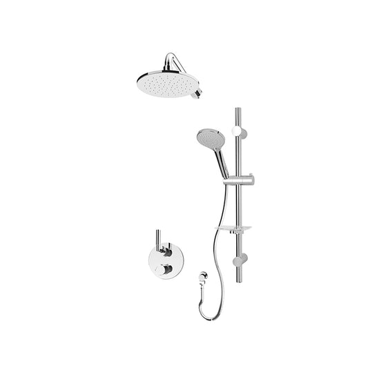 RUBI RCA811D Billie/Dana 1/2'' Thermostatic Shower Set 2 Way Div. Xvtr69R