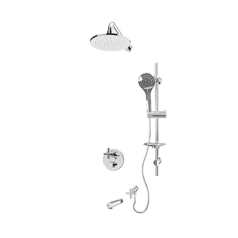 RUBI RCA813A Alex/Gael 1/2'' Thermostatic Shower Set 2 Way Div. Xvtr69R