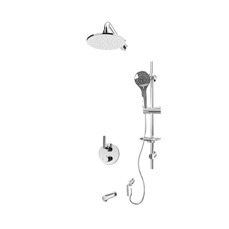 RUBI RCA813D Billie/Dana 1/2'' Thermostatic Shower Set 2 Way Div. Xvtr69R