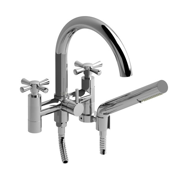 RIOBEL ED06 Edge Two Hole Tub Filler Without Risers