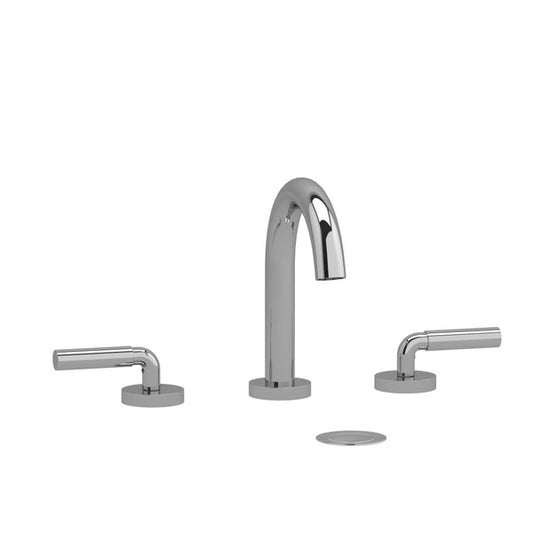 RIOBEL RU08 Riu Widespread Bathroom Faucet with C-Spout