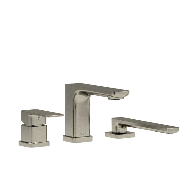 RIOBEL TEQ10 Equinox 3-Piece Deck-Mount Tub Filler With Hand Shower Trim