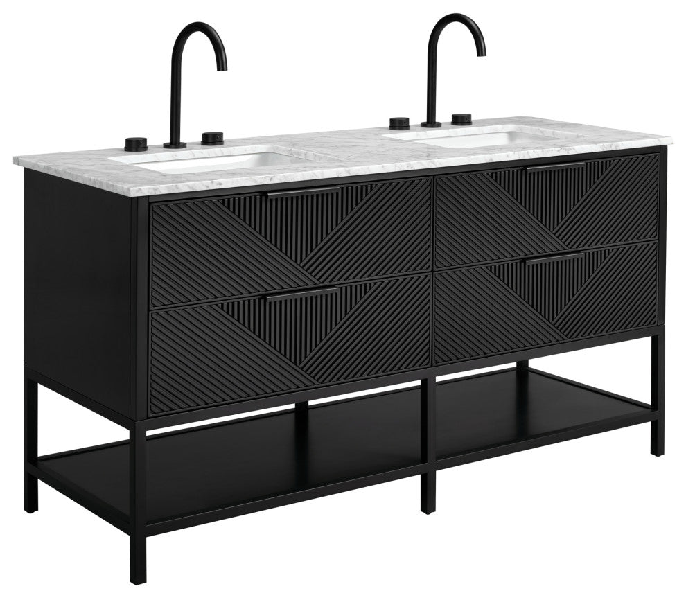 BEMMA V-DM60DFM Diamond 60" Bath Vanity