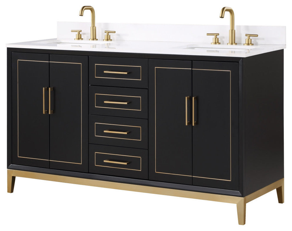 BEMMA V-GR60DFM Gracie Bathroom Vanity 60"