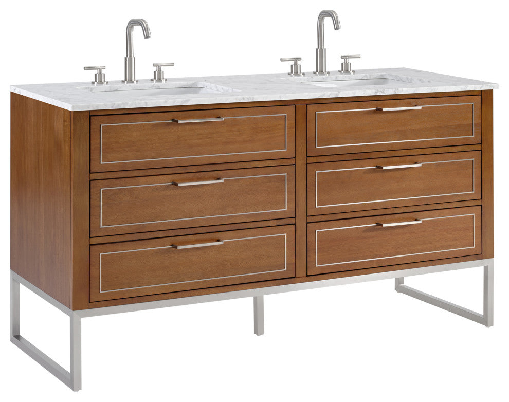 BEMMA V-MK60DFM Markham 60" Bathroom Vanity