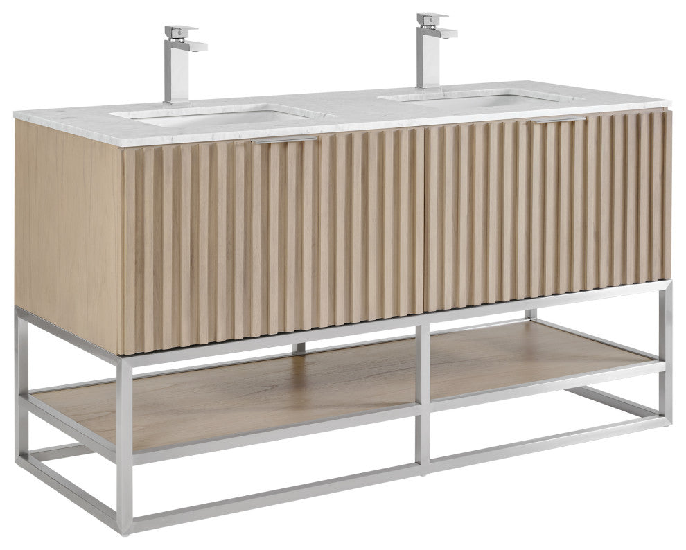 BEMMA V-TR60DFM Terra Bathroom Vanity 60"