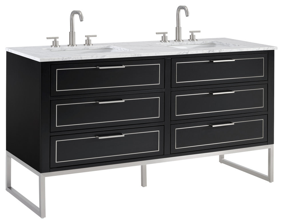 BEMMA V-MK60DFM Markham 60" Bathroom Vanity