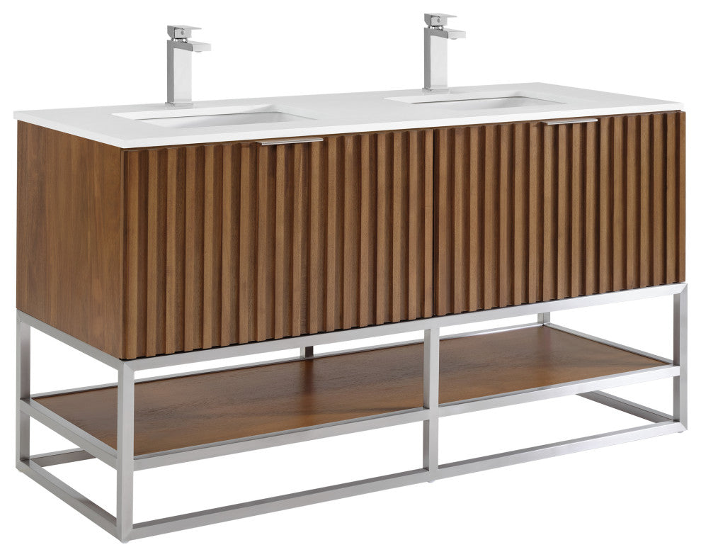 BEMMA V-TR60DFM Terra Bathroom Vanity 60"