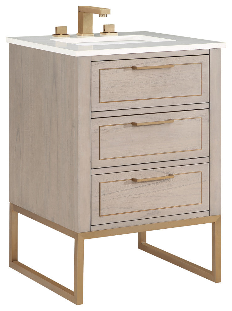 BEMMA V-MK24SFM Markham 24" Bathroom Vanity