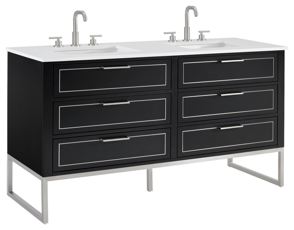 BEMMA V-MK60DFM Markham 60" Bathroom Vanity