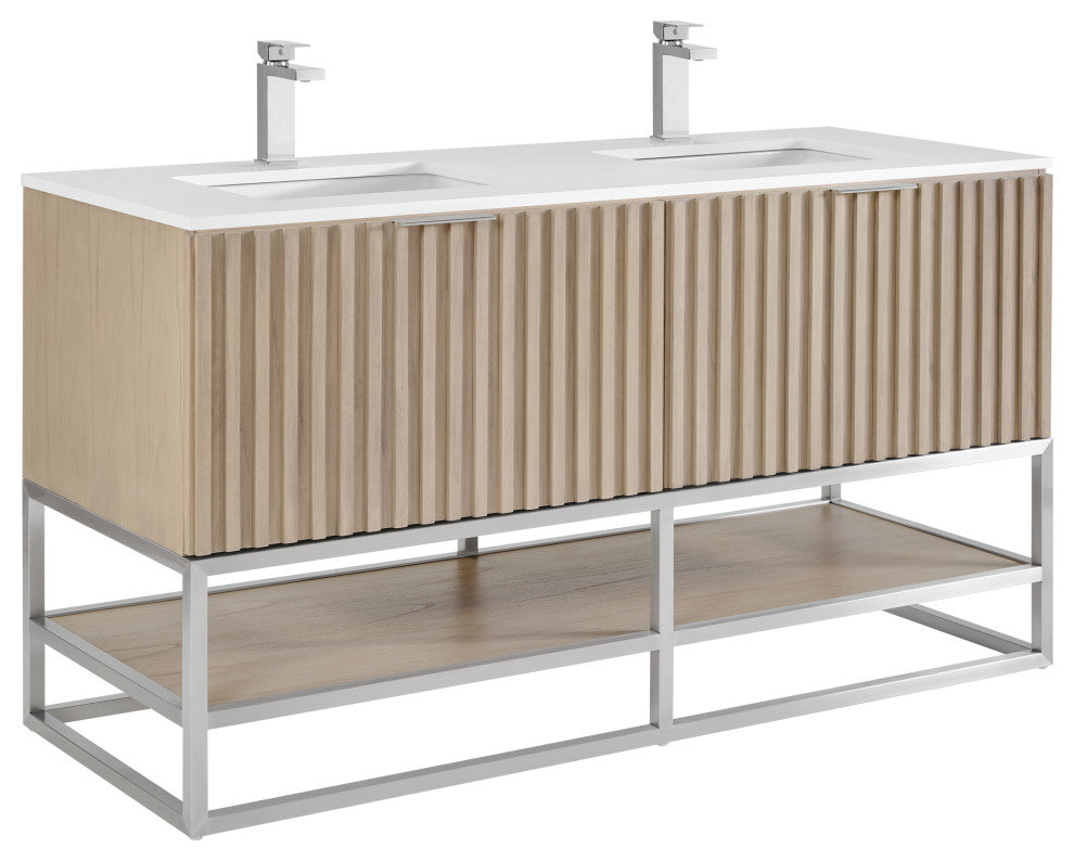 BEMMA V-TR60DFM Terra Bathroom Vanity 60"