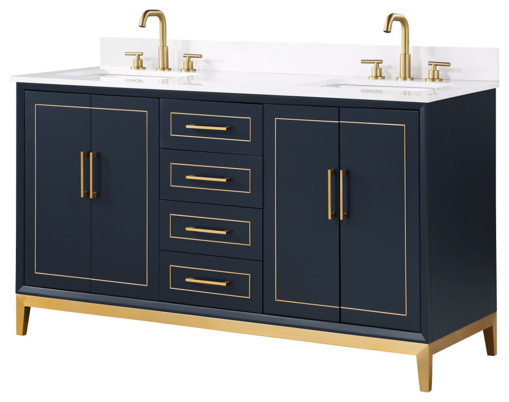 BEMMA V-GR60DFM Gracie Bathroom Vanity 60"