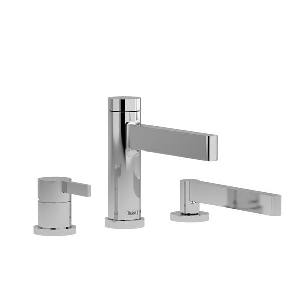 RIOBEL TPX10 Paradox 3-Piece Deck-Mount Tub Filler With Hand Shower Trim