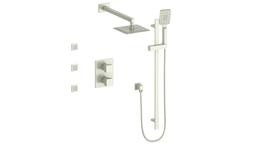 VOGT SET.KG.320.810 Kapfenberg 3-Way TH Shower Kit with Body Jets