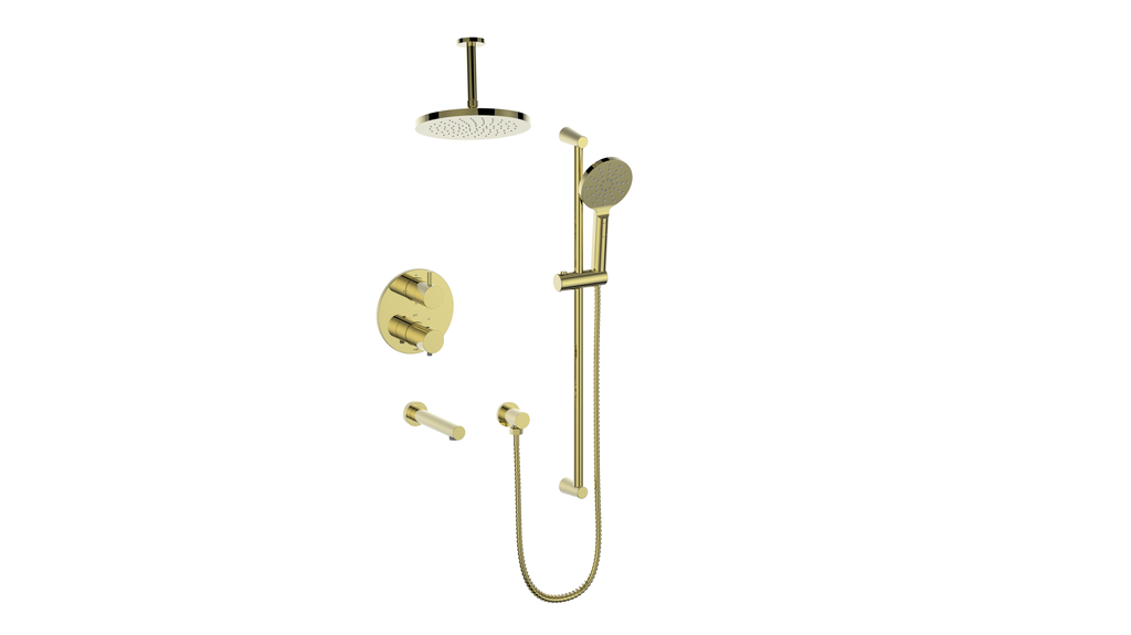 VOGT SET.OR.320.326 Worgl 3-Way TH Shower Kit with 6" Ceiling Arm