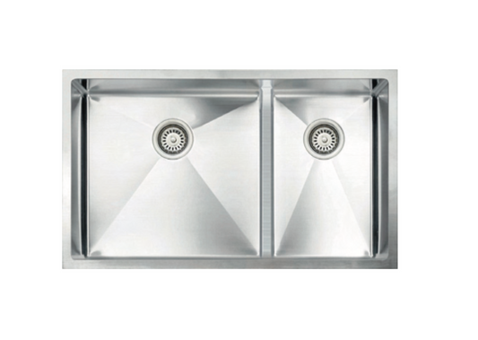 VOGT KS.3218.VL18R Villach 18R Low Divide Sink - 32"x18"x9"