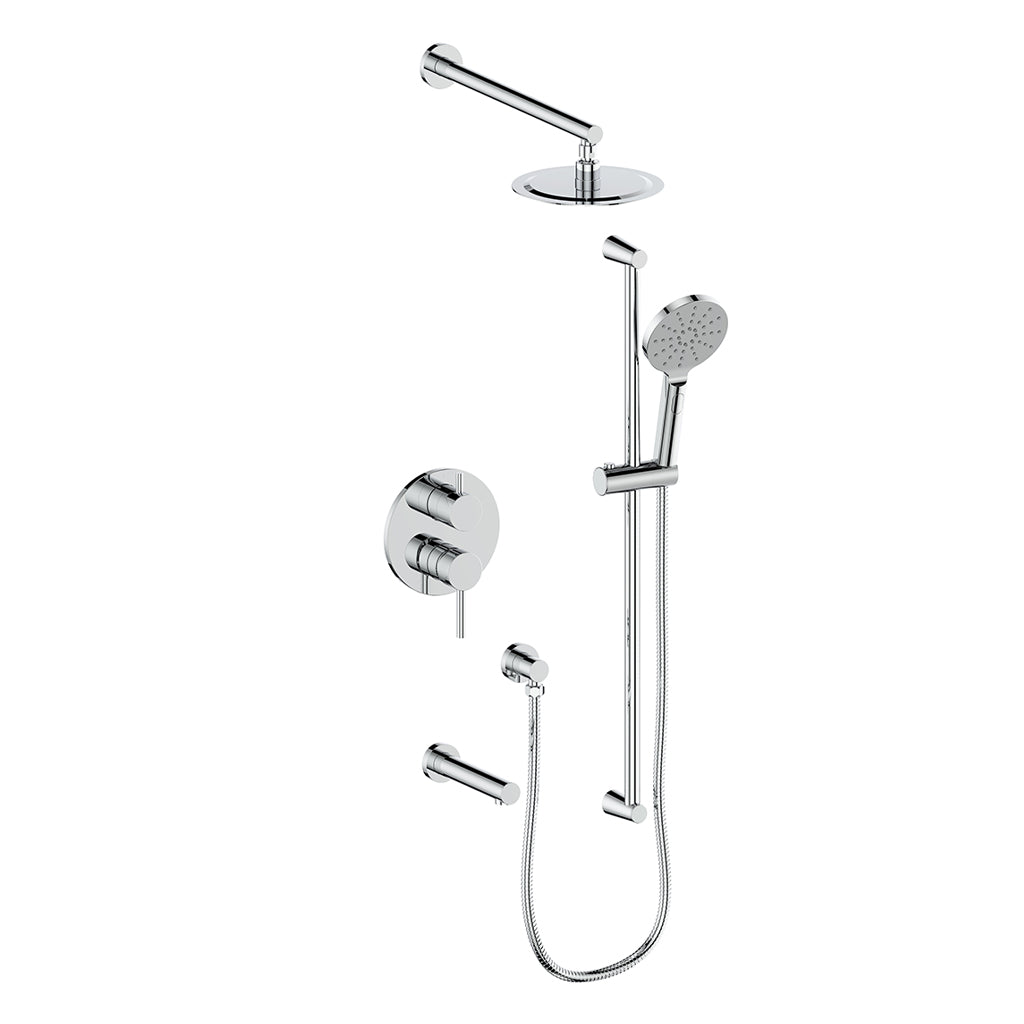 VOGT SET.WL.310.310 Worgl 3-Way PB Shower Kit