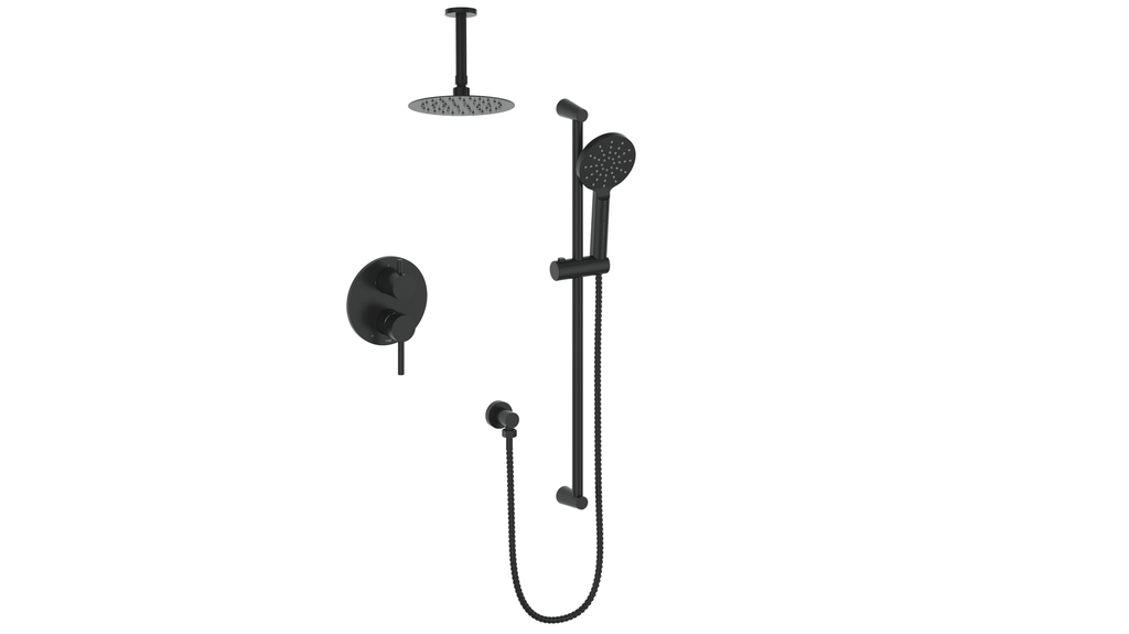 VOGT SET.WL.210.216 Worgl 2-Way PB Shower Kit with 6" Ceiling Arm