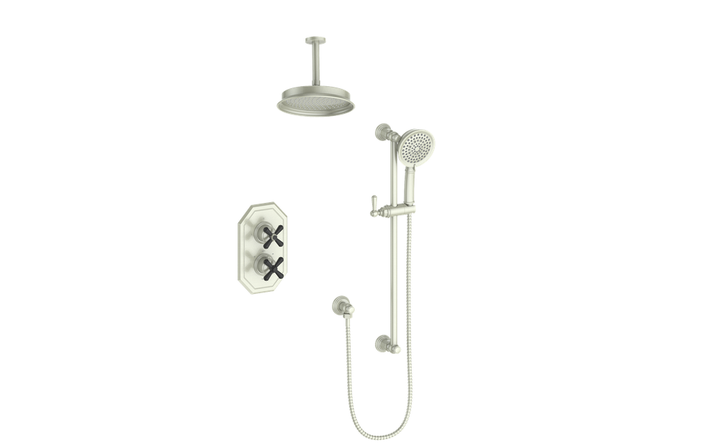 VOGT SET.C1.220.216 Carinthia 2-Way TH Shower Kit with 6" Ceiling Arm