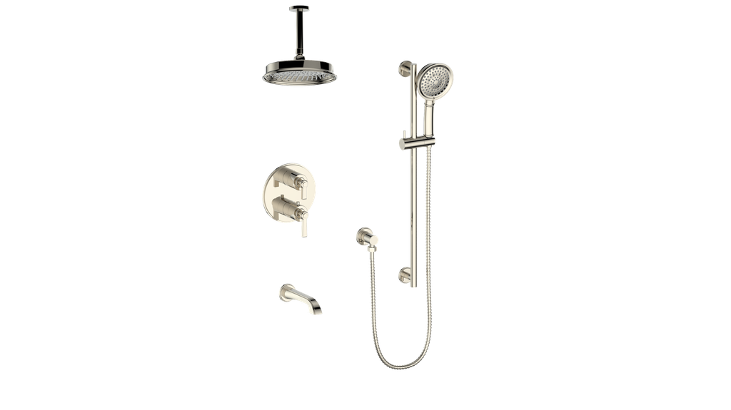 VOGT SET.Z1.320.316 Zehn 3-Way TH Shower Kit with 6" Ceiling Arm