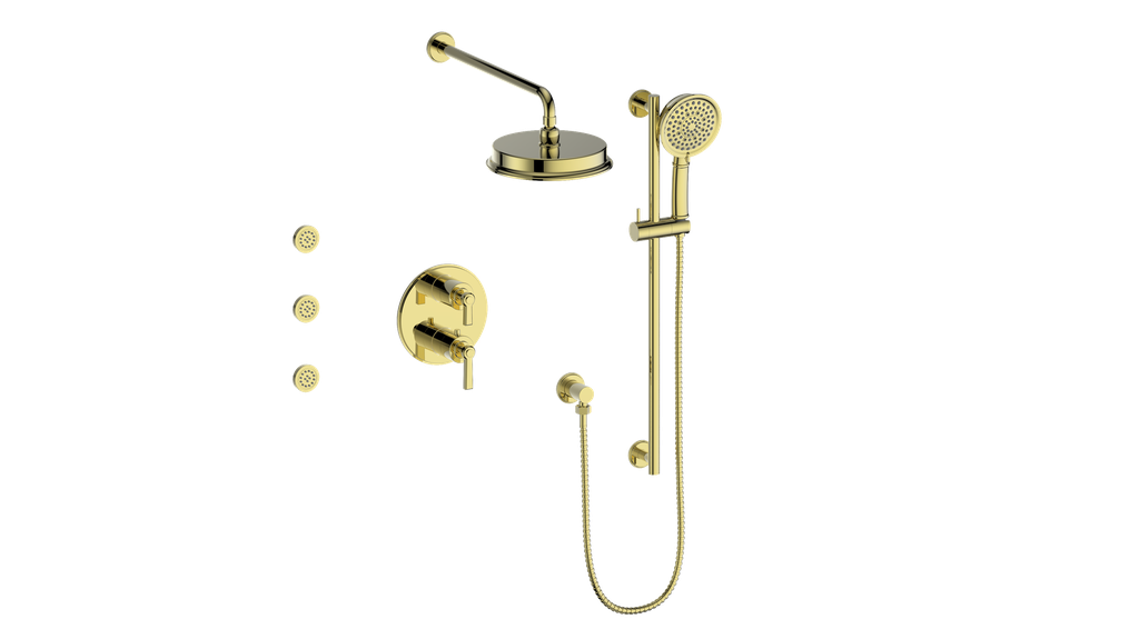 VOGT SET.Z1.320.810 Zehn 3-Way TH Shower Kit with Body Jets