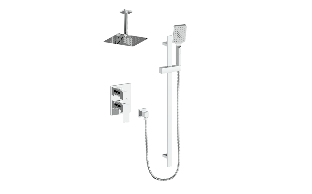 VOGT SET.KG.210.216 Kapfenberg 2-Way PB Shower Kit with 6" Ceiling Arm