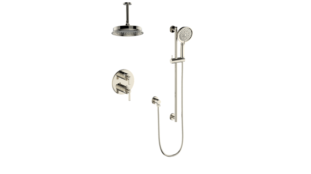 VOGT SET.Z1.220.216 Zehn 2-Way Shower Kit with 6" Ceiling Arm