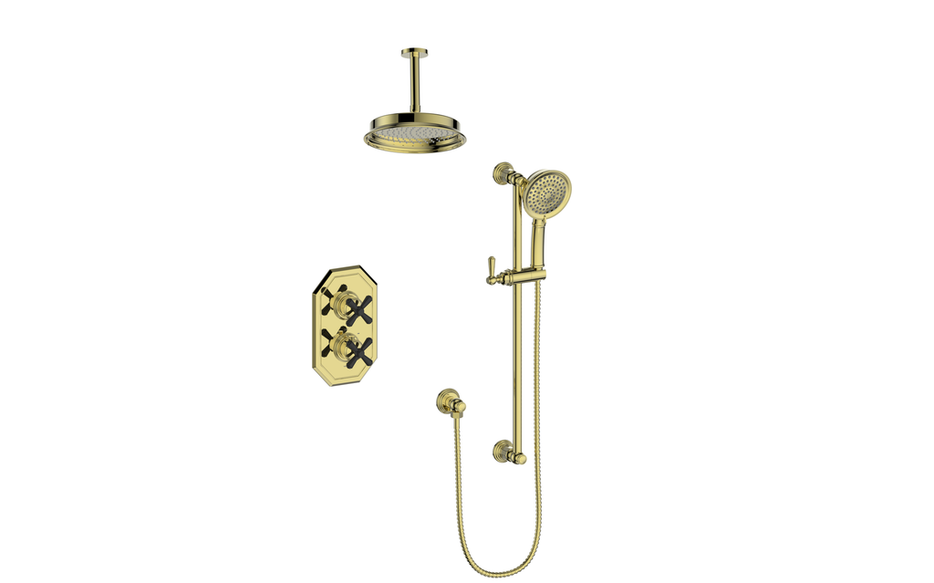 VOGT SET.C1.220.216 Carinthia 2-Way TH Shower Kit with 6" Ceiling Arm