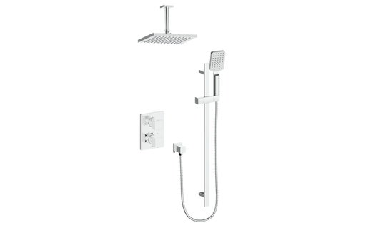 VOGT SET.AP.220.226 Kapfenberg 2-Way TH Shower Kit with 6" Ceiling Arm