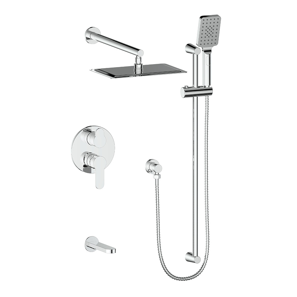 VOGT SET.LN.310.310 Lusten 3-Way PB Shower Kit